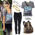 Madison Beer: California Dreams Tee Outfit