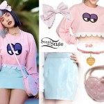 Melanie Martinez: Monster Sweatshirt Outfit