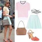 Taylor Swift: Pastel Skirt & Crop Top