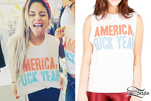 Vanessa Hudgens: 'America, Fuck Yeah' Tee