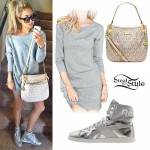 Allison Green: MK Logo Bag, Silver High-Tops