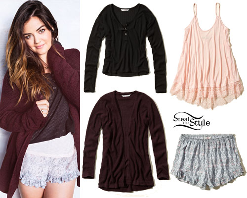 Lucy Hale for Hollister Co. - photo: liarsdaily