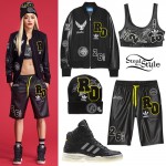 Rita Ora: Adidas Collaboration Outfit