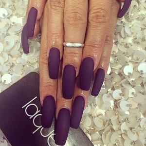 Vanessa Hudgens Purple Nails | Steal Her Style