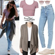 Selena Gomez: Crop Top, High-Waist Jeans | Steal Her Style