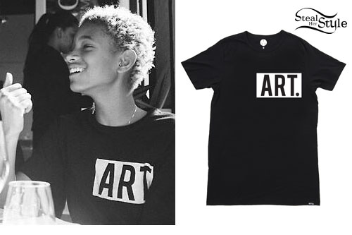 Willow Smith: Black ’ART.’ T-Shirt