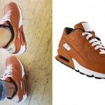 Zendaya: Orange & White Nike Sneakers