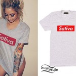 Allison Green: Gray 'Sativa' T-Shirt