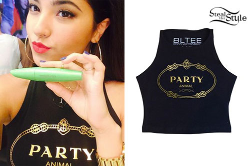 Becky G: 'Party Animal' Crop Top
