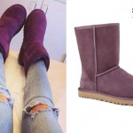 Bella Thorne: Purple UGG Boots