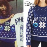 Kimbra: Cookie Monster 'Om Nom Nom' Sweater