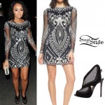 Leigh-Anne Pinnock: Embellished Dress Outfit