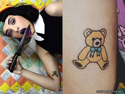 Killer Teddy Bear by Jeremy Calverley TattooNOW