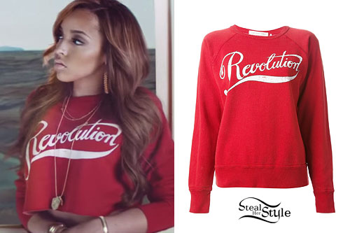 Tinashe: 'Pretend' Music Video Revolution Sweatshirt