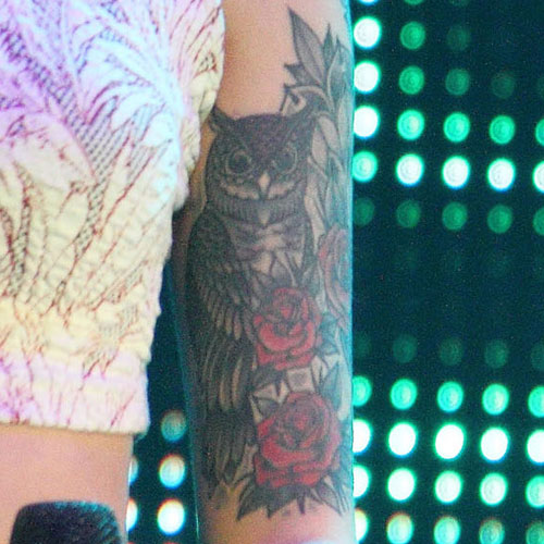 asami-zdrenka-owl-arm-tattoo