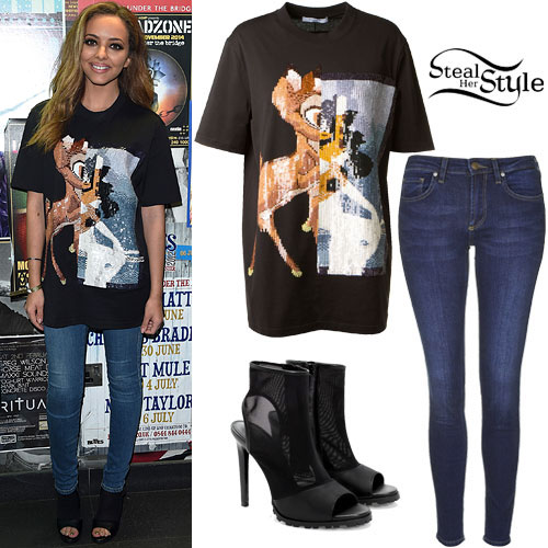 Jade Thirlwall: Sequined Top, Blue Jeans