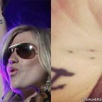 Kesha dots wrist tattoo