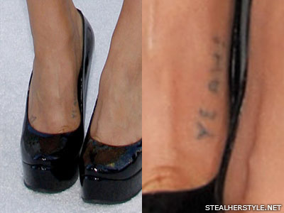 Kesha yeah foot tattoo