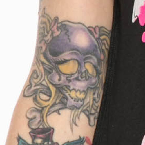 Cosmic monsters incorporated - tattoo studio - Little vampire skull gap  filler right in the elbow ditch by @ollietattoo @ollietye_twisted_abstract # skull #skulltattoo #vampire #elbowditch #bromsgrove #bromsgrovetattoo  #tattoobromsgrove #ink #inked #fun ...