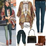 Taylor Swift: Checked Cape, Cable Scarf