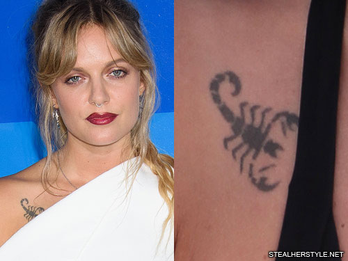 Tove Lo Scorpion Collarbone Tattoo Steal Her Style