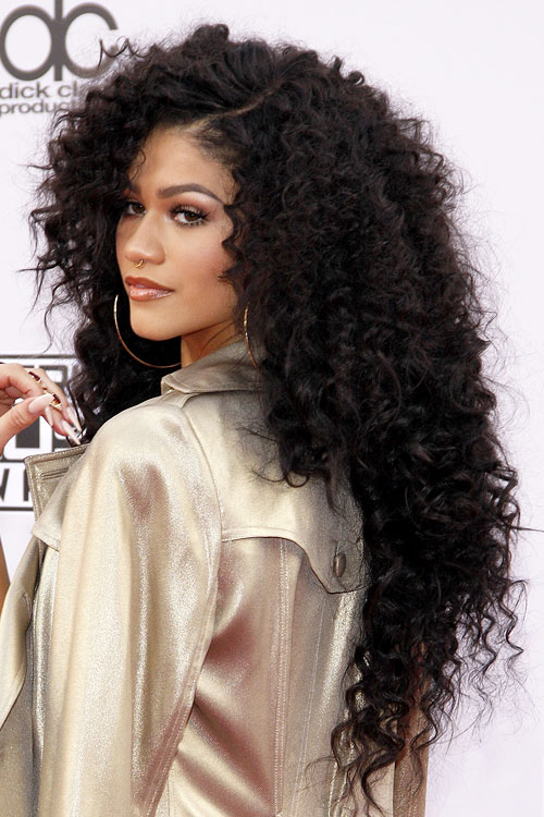 Zendaya With Curly Hair