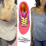 Demi Lovato: Hope Tank, Pink Sneakers