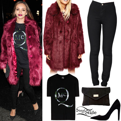 Jade Thirlwall arriving at Mahiki Club. January 29th, 2014 - photo: littlemixbrasil