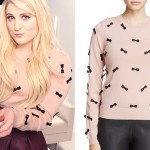 Meghan Trainor: Ribbon Bow Sweater