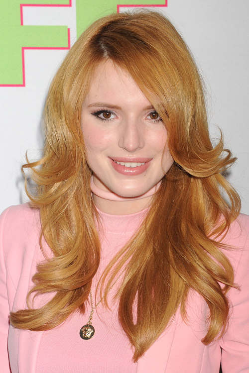 Bella Thorne Wavy Ginger Long Layers Hairstyle | Steal Her Style