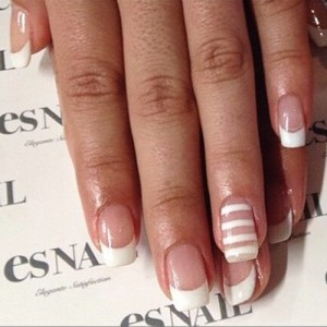 Camila Cabello Clear French Manicure, Stripes Nails | Steal Her Style