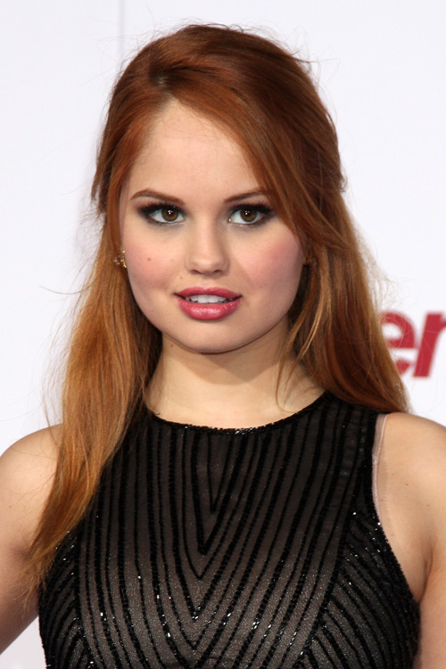 Debby Ryan Straight Ginger Pinned Back Hairstyle Steal Her Style 