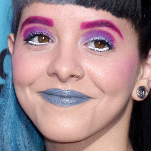 Melanie Martinez Makeup: Black Eyeshadow, Gray Eyeshadow, Pu