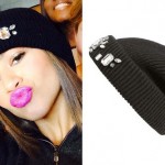 Zendaya: Black Jeweled Beanie