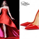Zendaya: Red Patent Pumps
