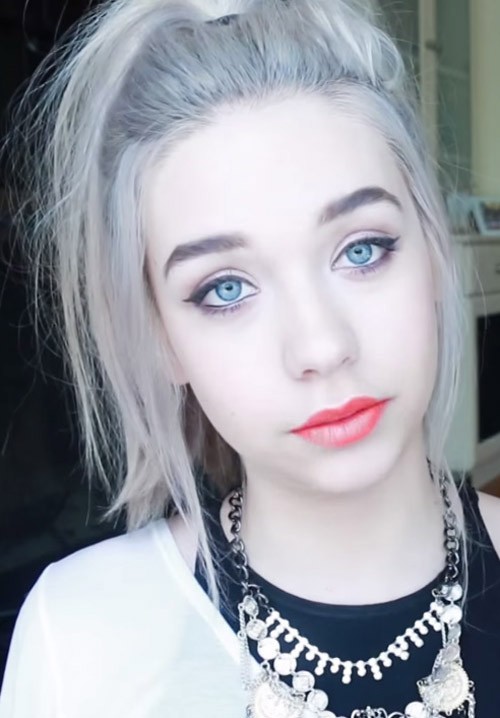 Amanda Steele Straight Silver High Ponytail, Ponytail Hairstyle | Steal Her  Style