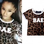 Ariana Grande: 'Bae' Leopard Print Tee