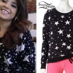 Becky G: Star Print Sweatshirt