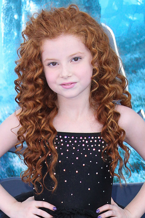 Francesca Capaldi Curly Ginger Pin Curls, Pinned-Back 