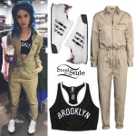 Halsey: Military Jumpsuit, Brooklyn Bralet