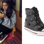 Madison Beer: Buckle Hi-Top Sneakers