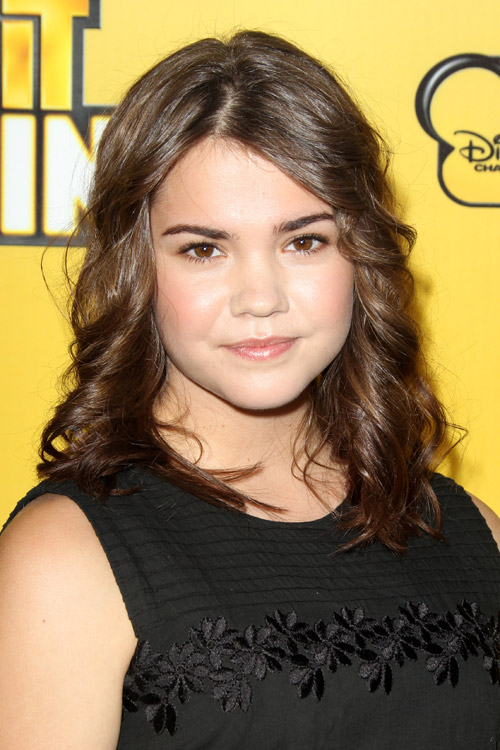 Maia Mitchell Wavy Medium Brown Barrel Curls Bob Hairstyle Steal Her Style 