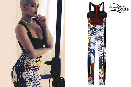 Rita Ora: Adidas Super Pack Jumpsuit