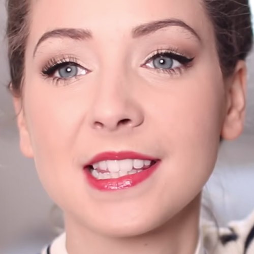 Zoella Makeup: Beige Eyeshadow, Black Nude Eyeshadow & Peach Lipstick | Steal Her