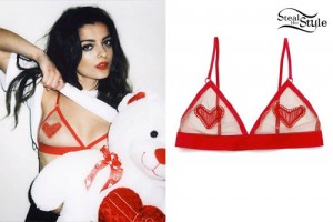 » Bebe Rexha: Sheer Heart Bra