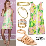 Bella Thorne: Printed Sundress Outfit