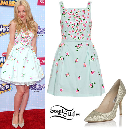 Dove Cameron arrived at the Radio Disney Music Awards yesterday wearing Fre...