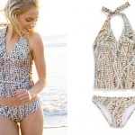Jordyn Jones: Bead Print Swimsuit