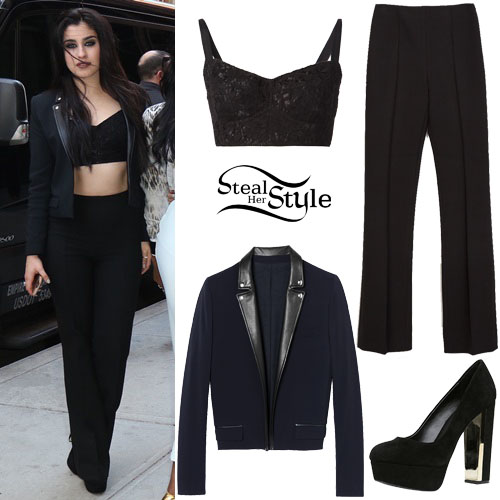 Fifth Harmony arriving at the 'HuffPost Live' studios in New York City. April 13th, 2015 - photo: 5h-photos