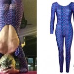 Miley Cyrus: Printed Catsuit
